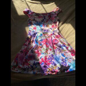 Floral Fir And Flare Dress